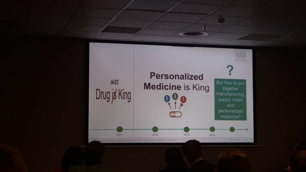 "Personalized Medicine is King" slide from Steve Rommel, Senior Manager Generative & Advanced Processes of TEVA ratiopharm.