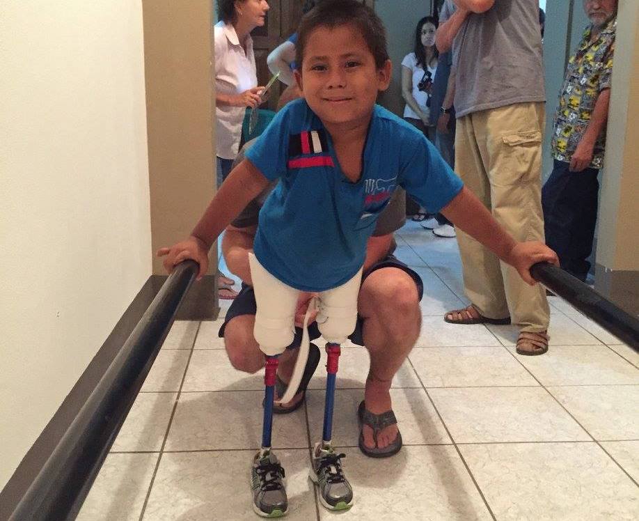 One of LifEnabled's happy patients. Photo via: lifenabled.org on Facebook