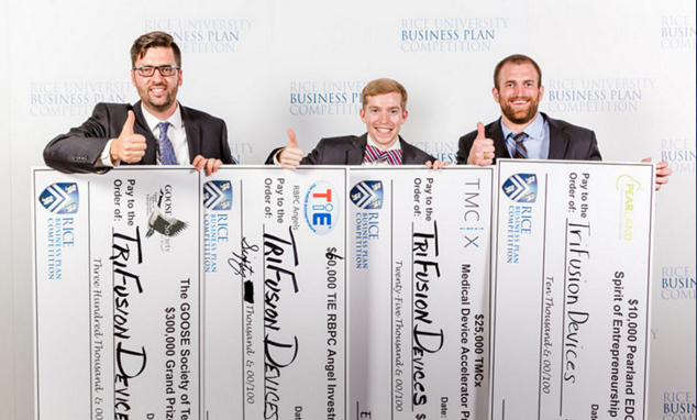 Image via Rice Business Plan Competition TriFusion Devices win RBPC