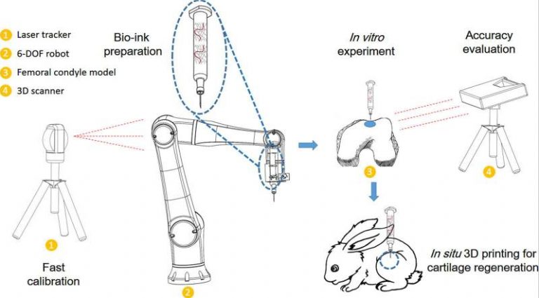 The robotic-assisted in situ 3D bio-printing is highly appropriate for ...